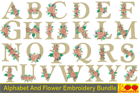 Alphabet and Flower Embroidery Bundle Review