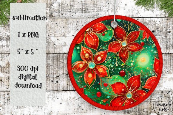 Christmas Embroidery Poinsettia Ornament Review