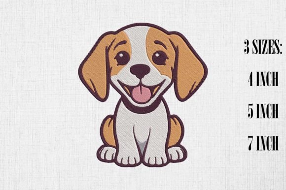 Cute Kawaii Beagle Dog Embroidery Design Review