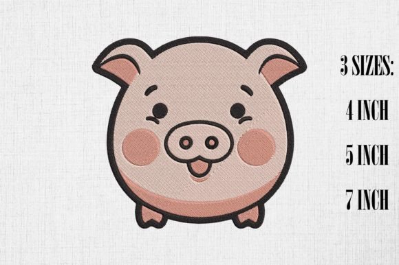 Cute Pig Embroidery Design Review