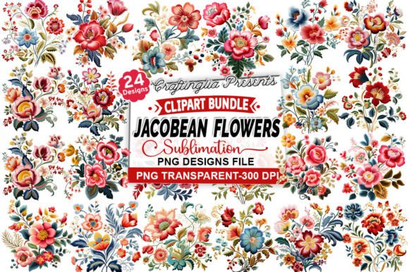 Embroidery Jacobean Flowers Sublimation Review