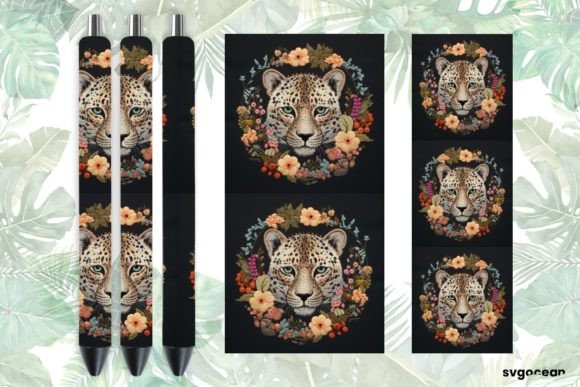 Embroidery Leopard Pen Wraps Sublimation Review