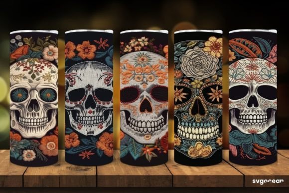 Embroidery Skull Tumbler Sublimation Review