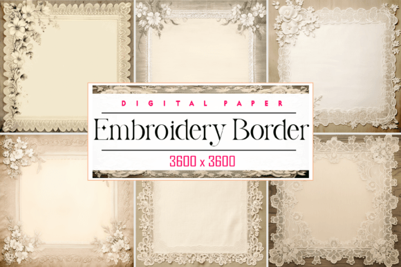 Lace Embroidery Border Review for Business Merchandise