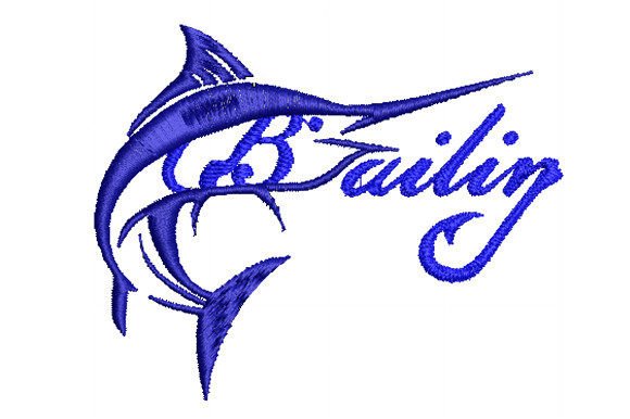 Marlin Bailing Logo Embroidery Review
