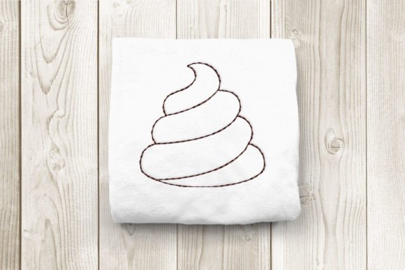 Poop Emoji Linework Embroidery Review