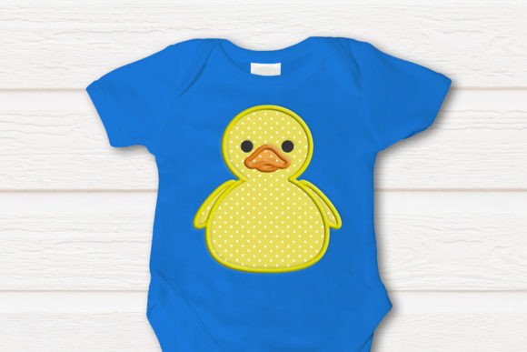 Rubber Duck Front Applique Embroidery Review