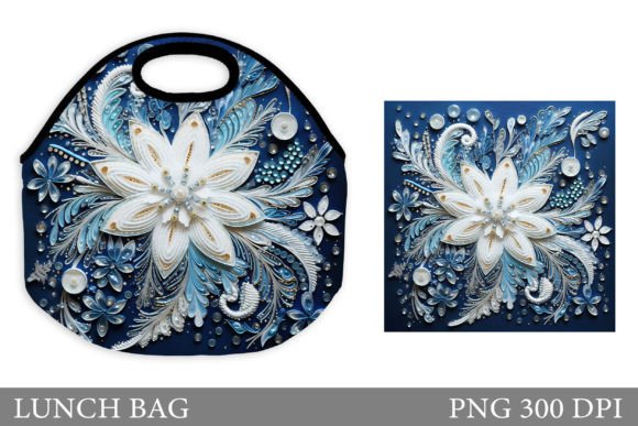 Winter Embroidery Lunch Bag Design Review