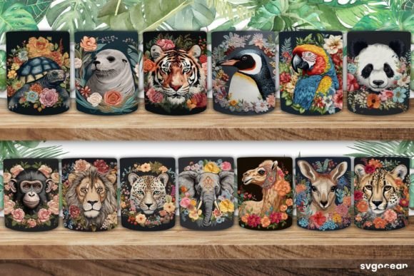 Zoo Embroidery Animals Mug Design Review